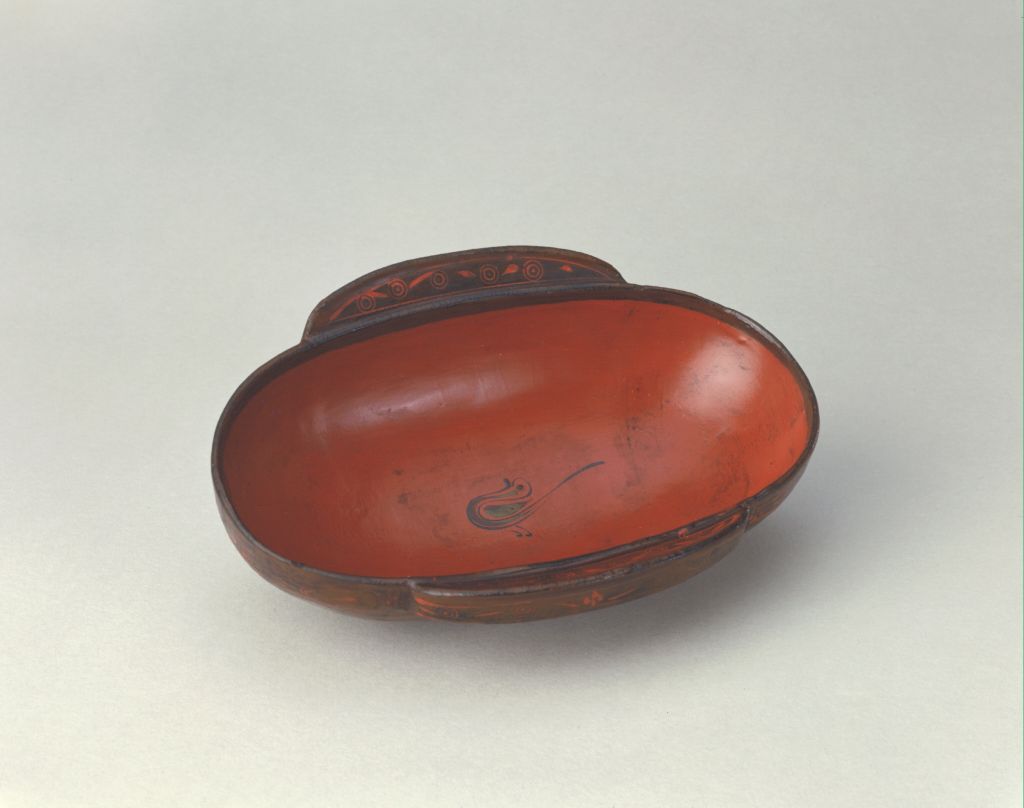 图片[1]-Painted bird ear cup-China Archive